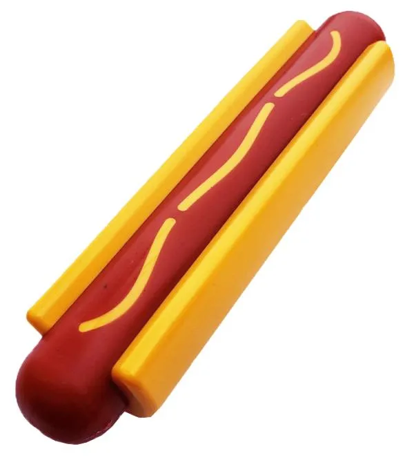 Hot_Dog____Ultra_Duurzaam_Nylon_Kauwspeeltje_voor_Honden