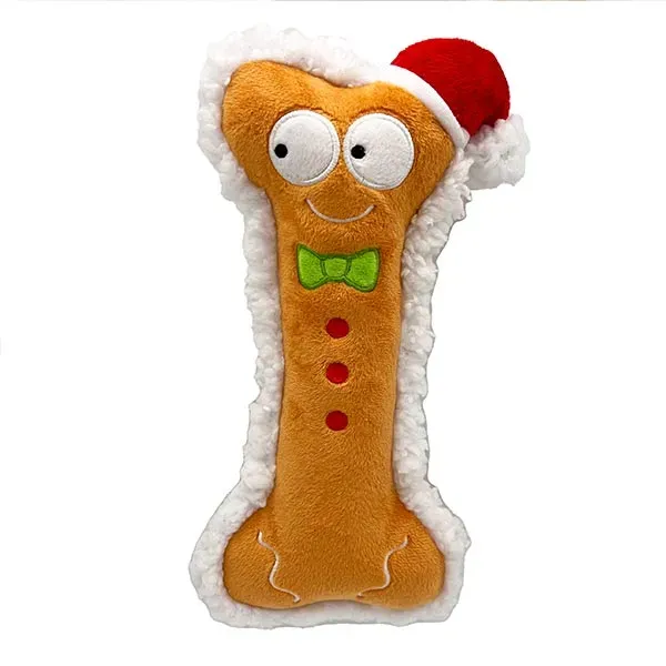 Huxley___Kent_Power_Plush_Holiday___Gingerbread_Bone