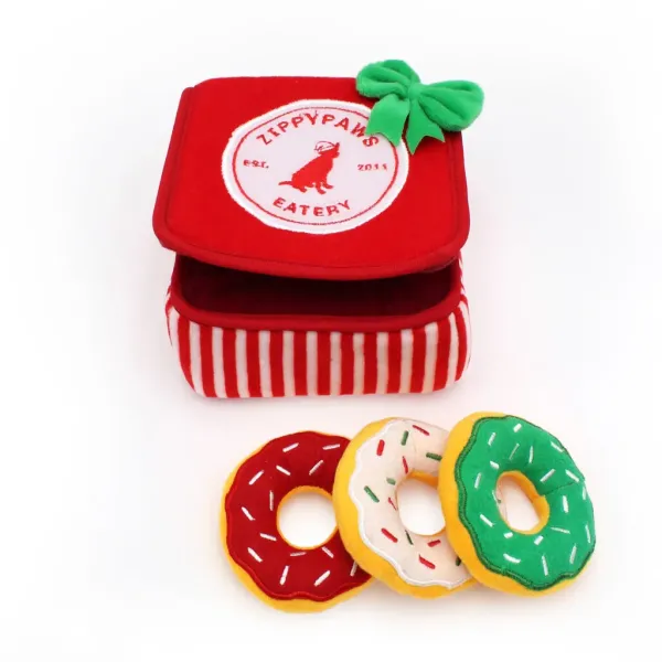 ZippyPaws_Holiday_Burrow_Donutz_Box___Het_ultieme_interactieve_speeltje_voor_honden__2